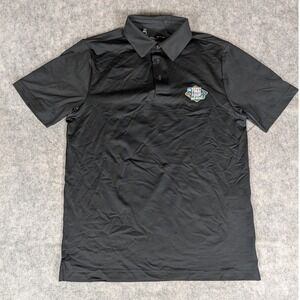 Under Armour Mens‎ 2022 Final Four New Orleans Polo Shirt Black UPF 30 Size SM